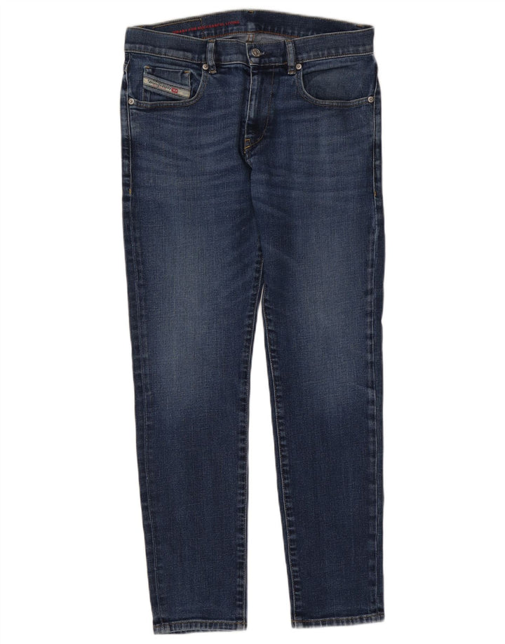 Diesel Mens Slim Jeans W30 L29 Azul Algodão