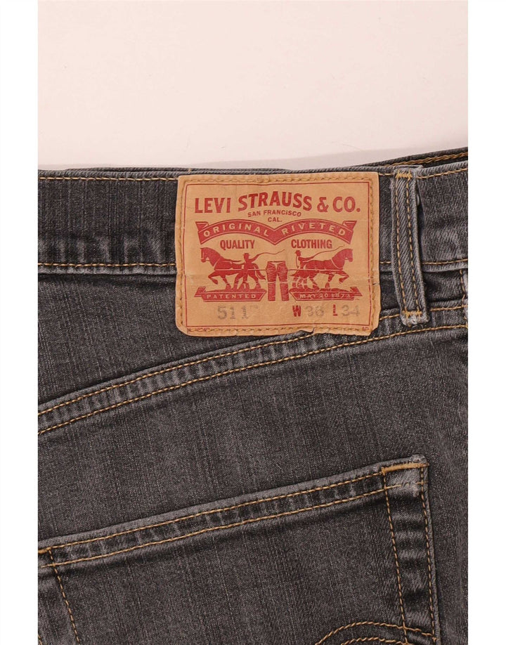 Jeans Levis 511 Slim Masculino W36 L31 Cinza