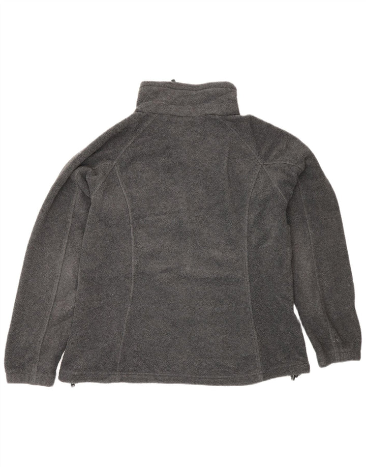 COLUMBIA Womens Fleece Jacket UK 18 XL Grey Polyester Vintage Columbia and Second-Hand Columbia from Messina Hembry 
