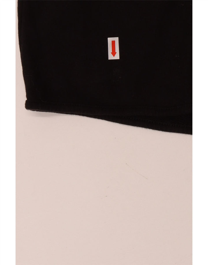 Shorts esportivos femininos PUMA UK 8 pequeno algodão preto