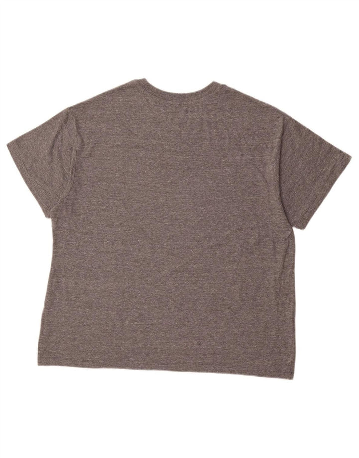 Camiseta masculina CHAMPION grande poliéster cinza
