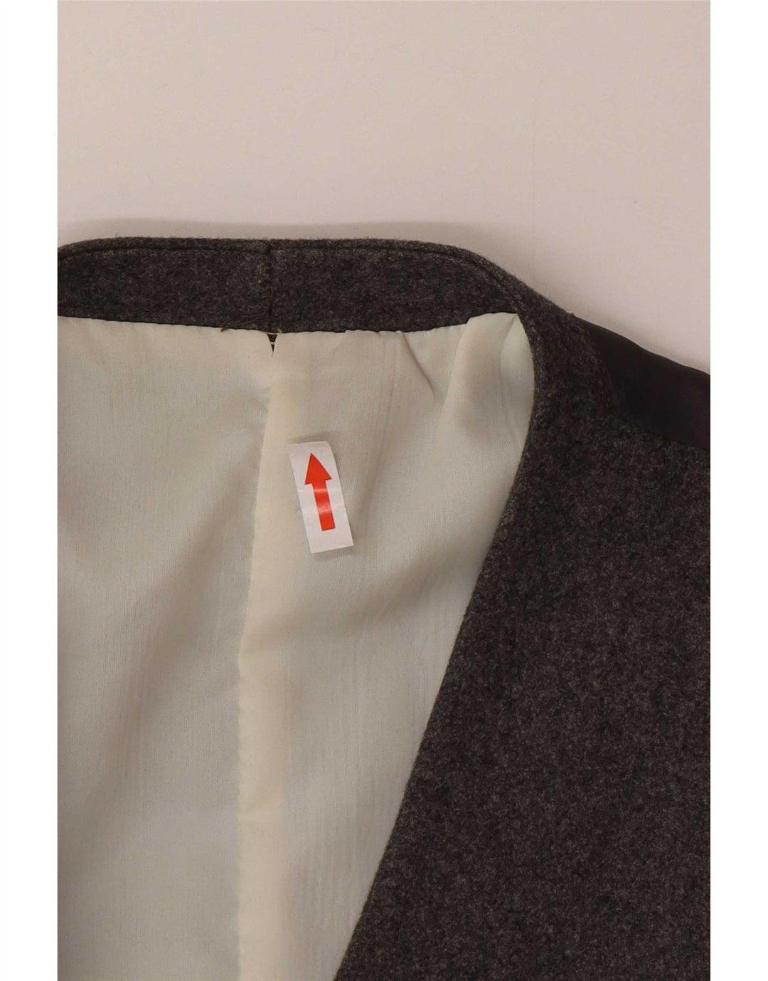 Colete Vintage Masculino Pequeno Cinza