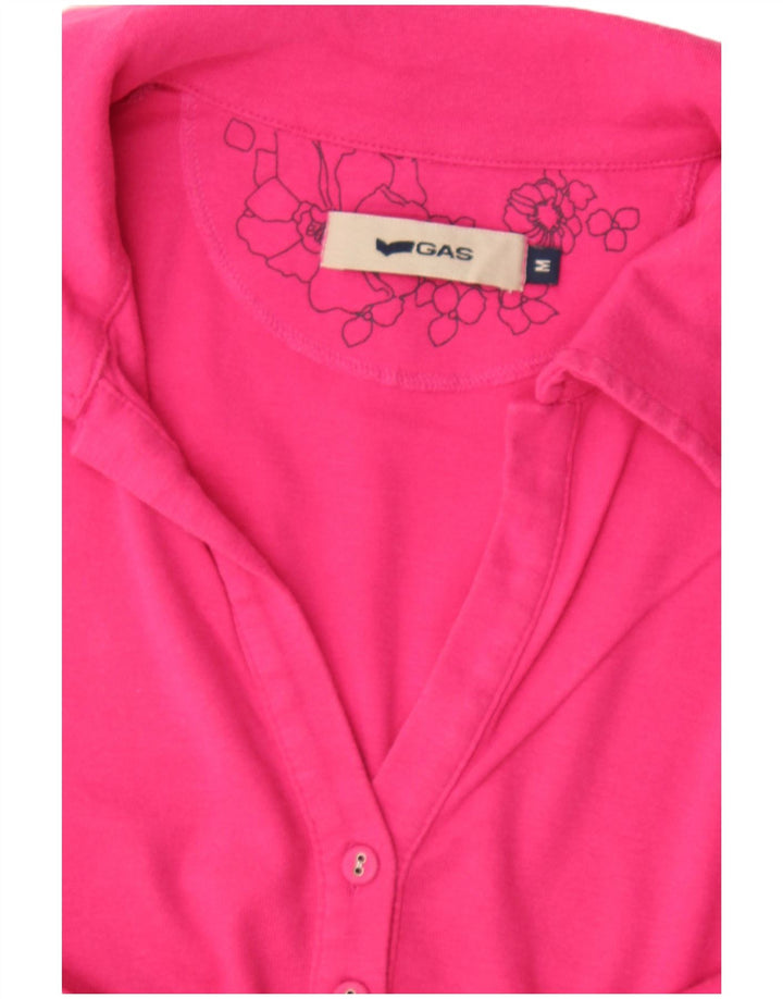 Camisa polo feminina Gas UK 12 rosa médio