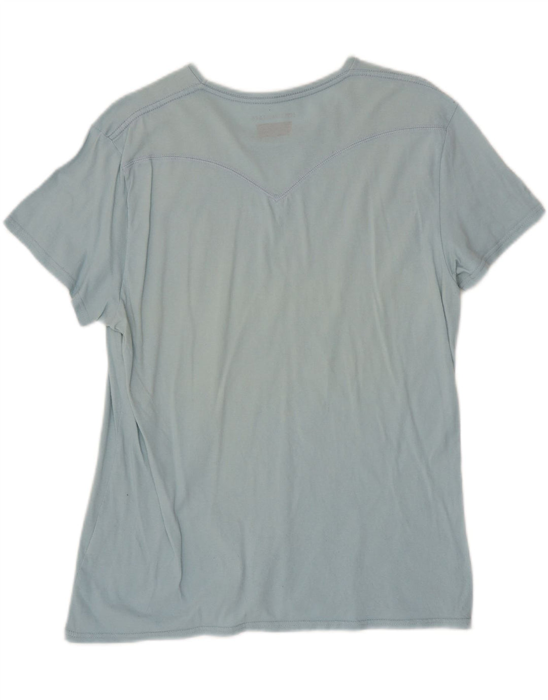 LEVI'S Mens Graphic T-Shirt Top Large Blue Cotton Vintage Levi's and Second-Hand Levi's from Messina Hembry 