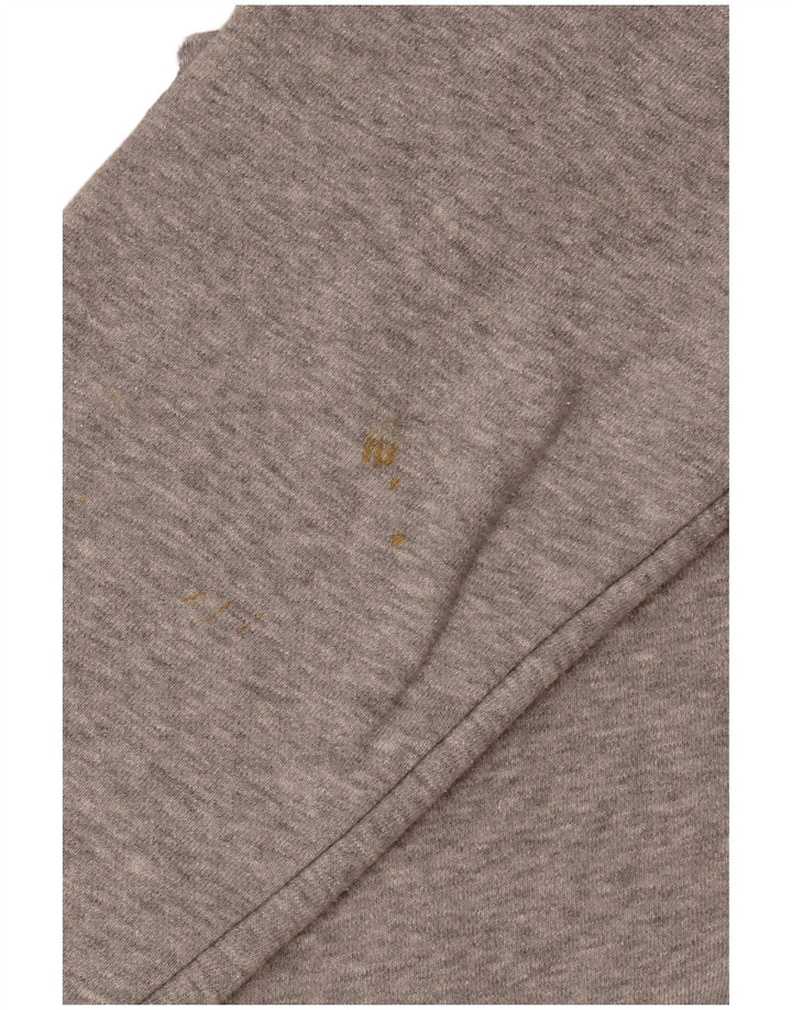 Nike feminino oversized gráfico moletom jumper UK 10 pequeno cinza manchado