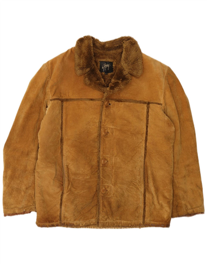 Jaqueta Gipsy Masculina Shearling UK 42 XL Marrom