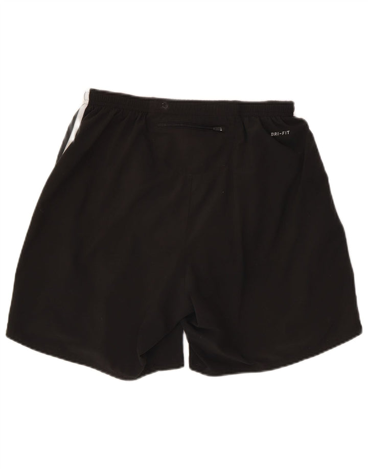 Nike Mens Dri Fit Sport Shorts Médio Preto Poliéster