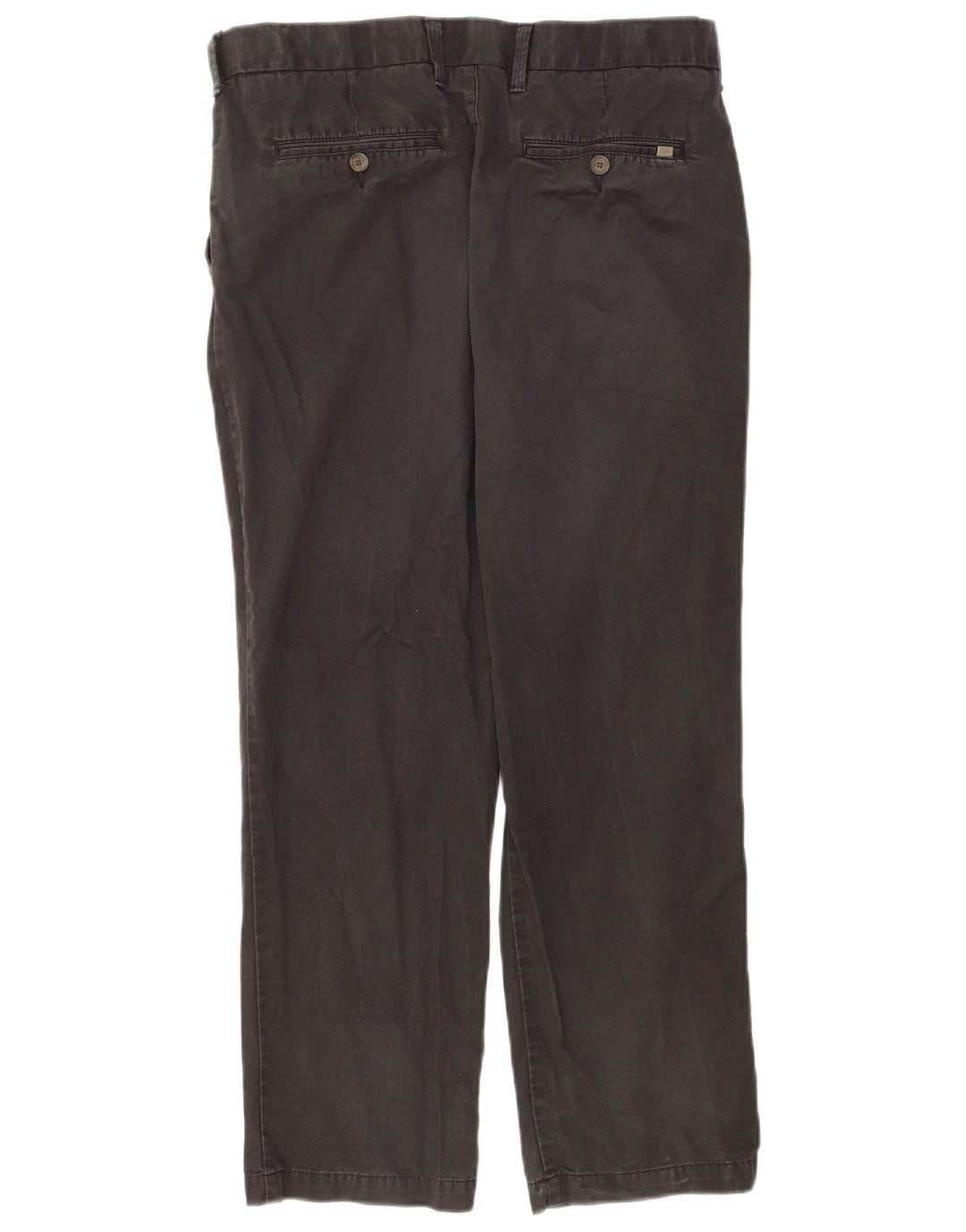 Calça Chino Regular Masculina Marks & Spencer W34 L29 Algodão Preto