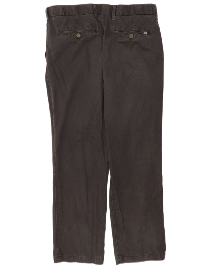 Calça Chino Regular Masculina Marks & Spencer W34 L29 Algodão Preto