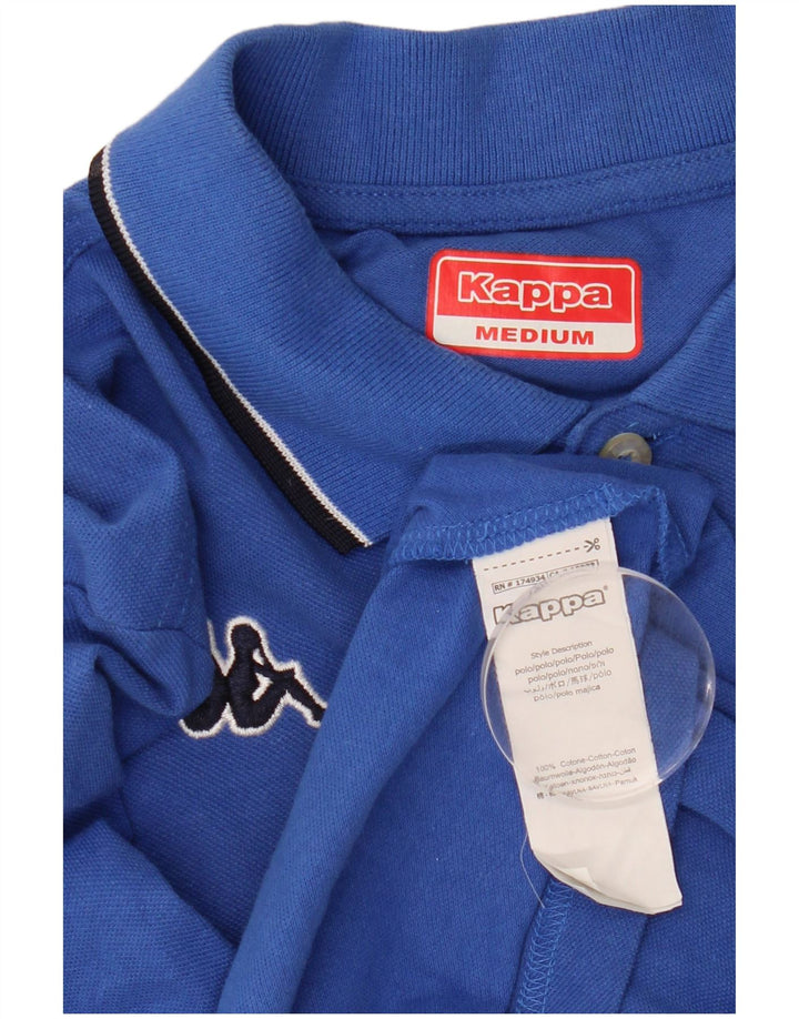 Camisa polo masculina KAPPA algodão azul médio