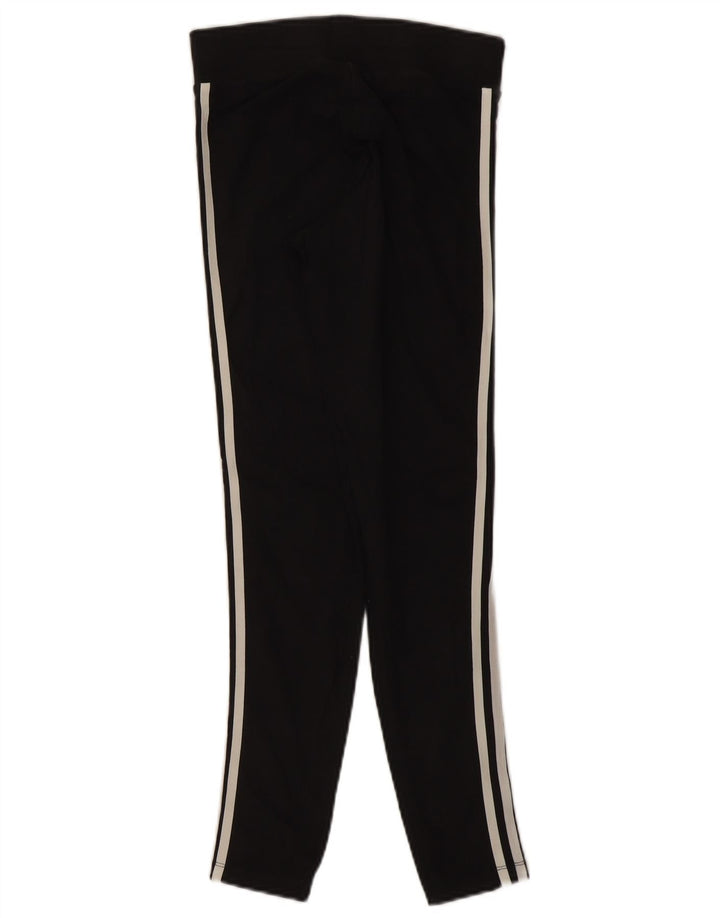 Leggings Adidas Femininas UK 10 Pequenas Algodão Preto