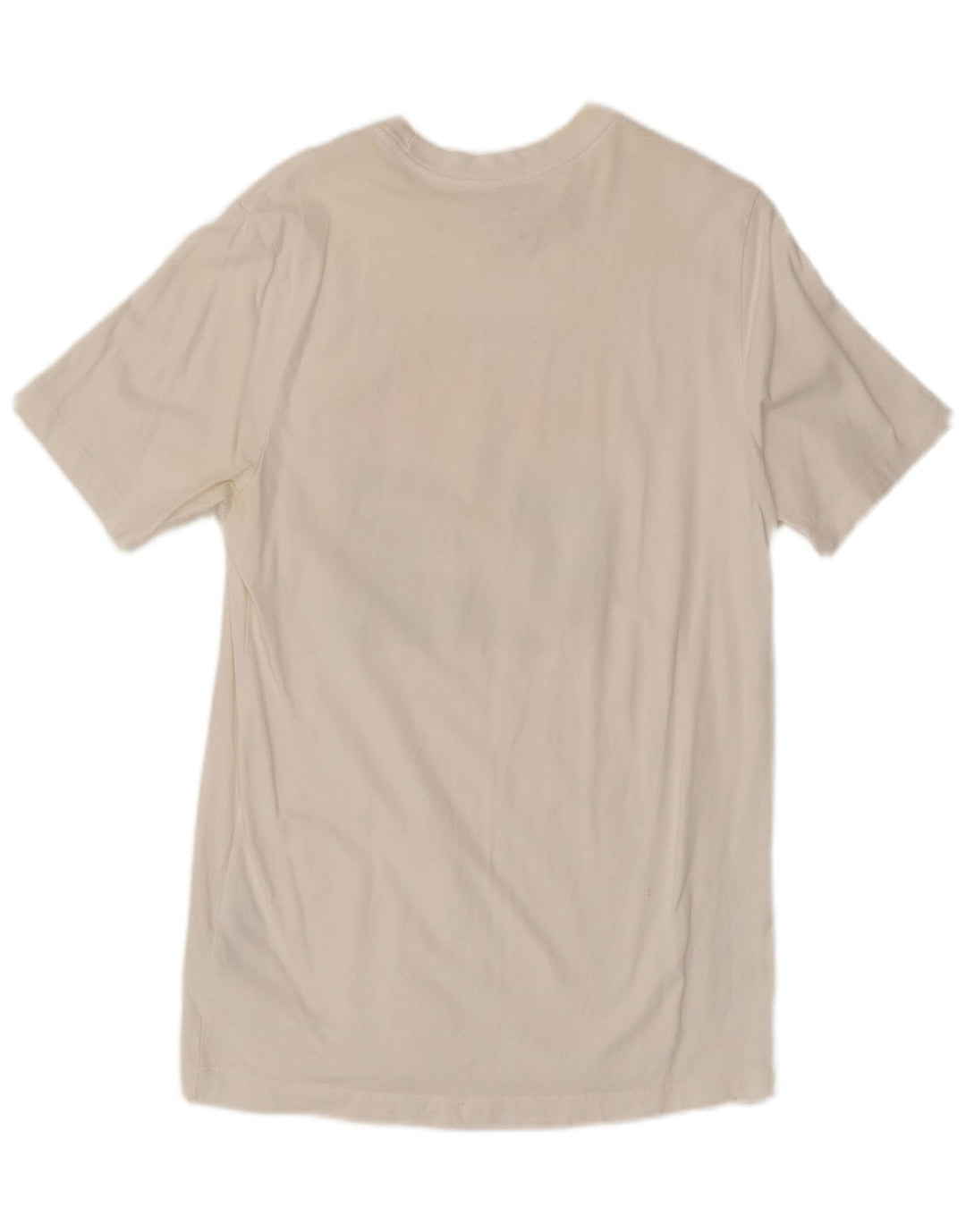 Camiseta gráfica masculina NIKE Top médio off white algodão
