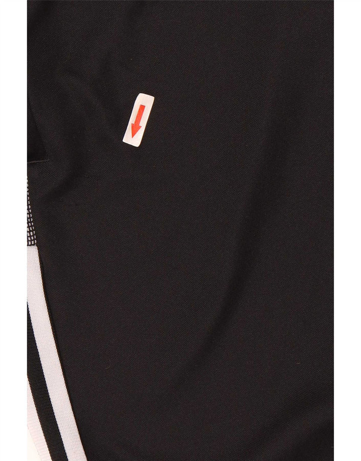 Calça de treino feminina Adidas UK 16/18 grande poliéster preto