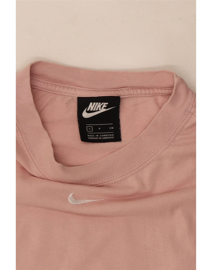 Nike Mens Camiseta Top Pequeno Rosa