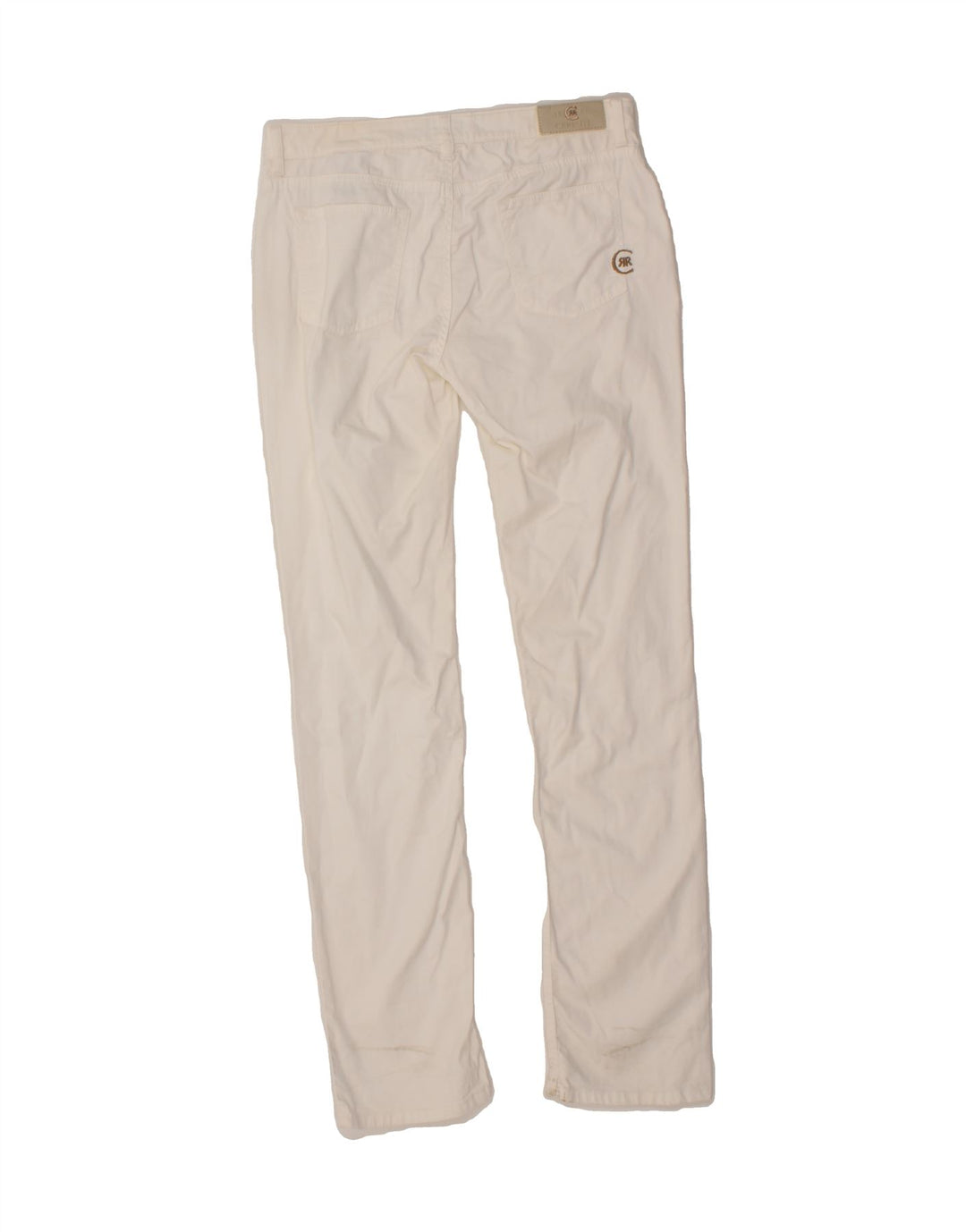 CERRUTI 1881 Womens Slim Casual Trousers W31 L31  White Cotton Vintage Cerruti 1881 and Second-Hand Cerruti 1881 from Messina Hembry 