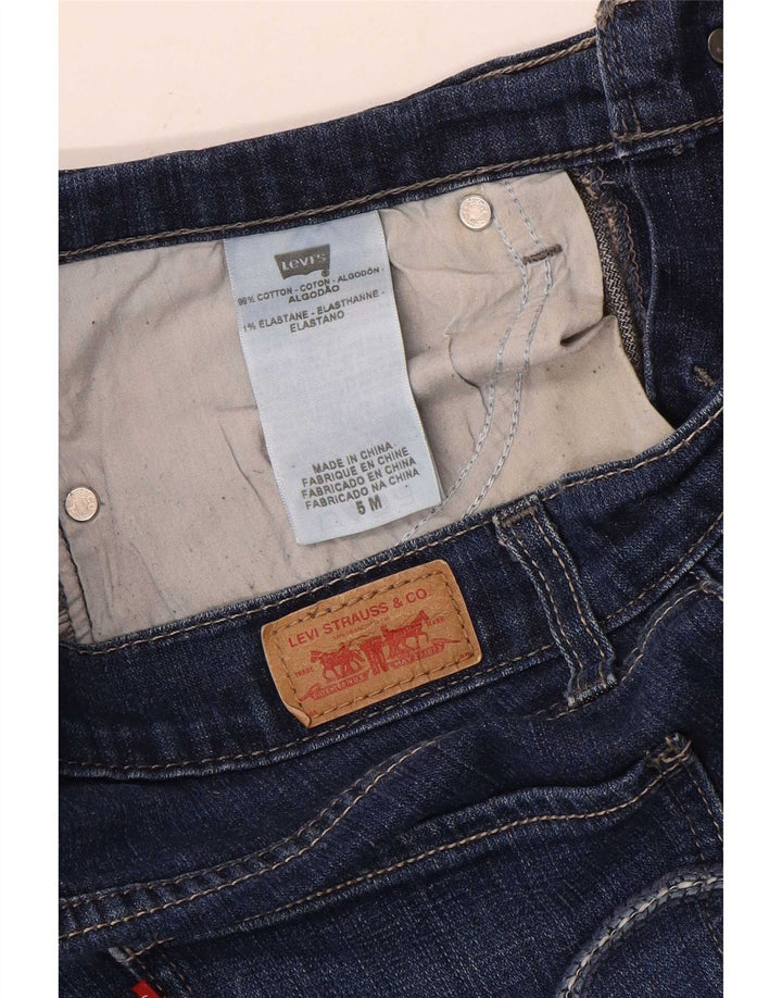 Jeans feminino Levi's 524 cintura baixa bootcut US 5 médio W30 L32 algodão azul