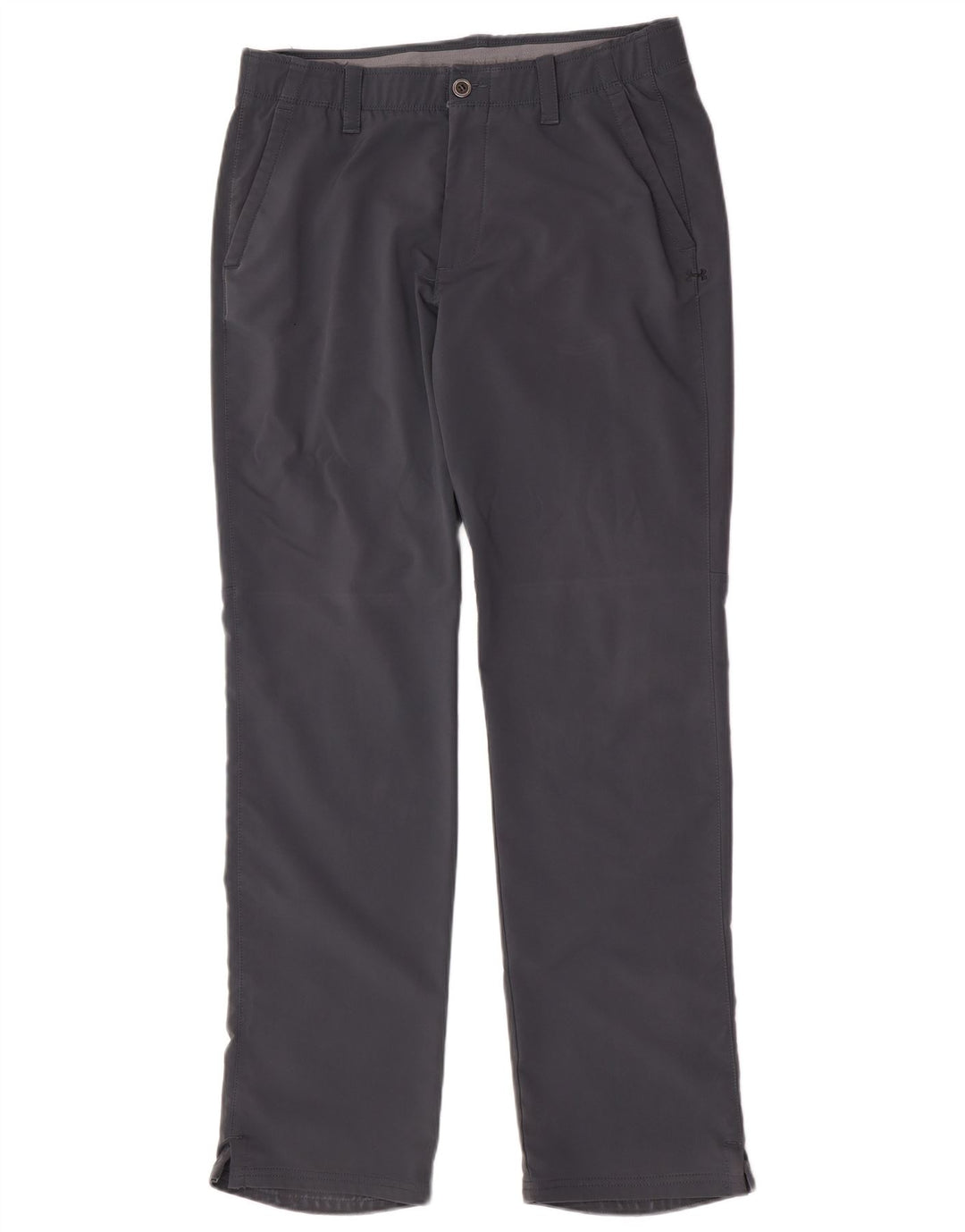 Calça Chino Regular Masculina Under Armour W34 L34 Cinza Poliéster