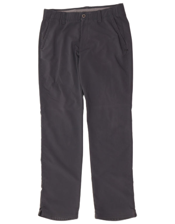 Calça Chino Regular Masculina Under Armour W34 L34 Cinza Poliéster
