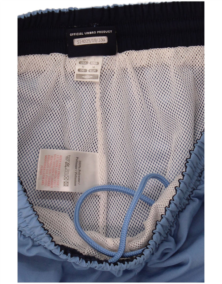 Umbro Mens Graphic Sport Shorts Médio Azul Poliéster