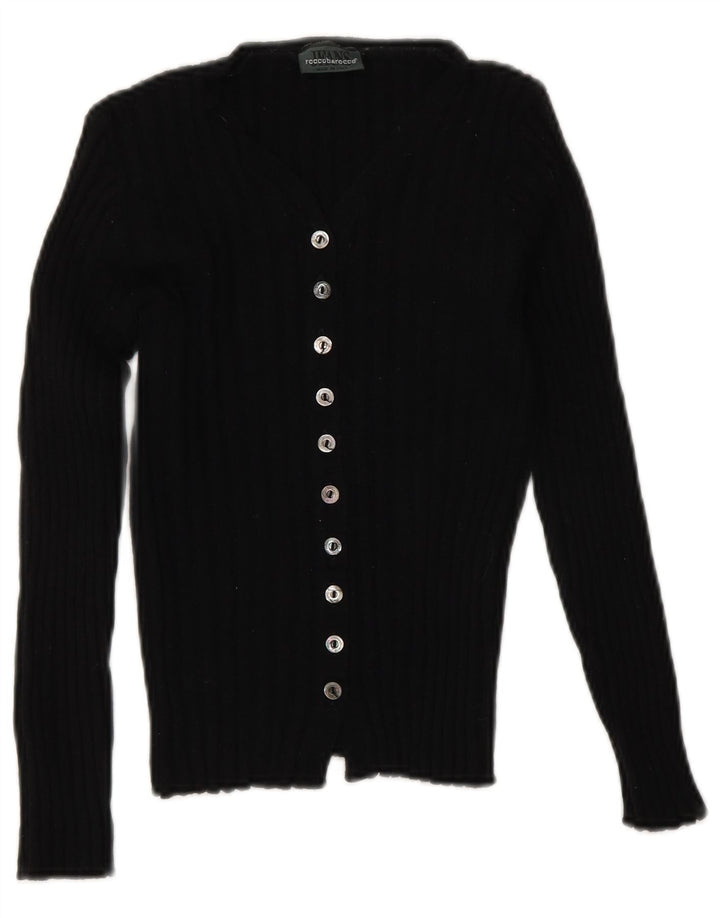 Suéter cardigã feminino Roccobarocco IT 42 médio preto