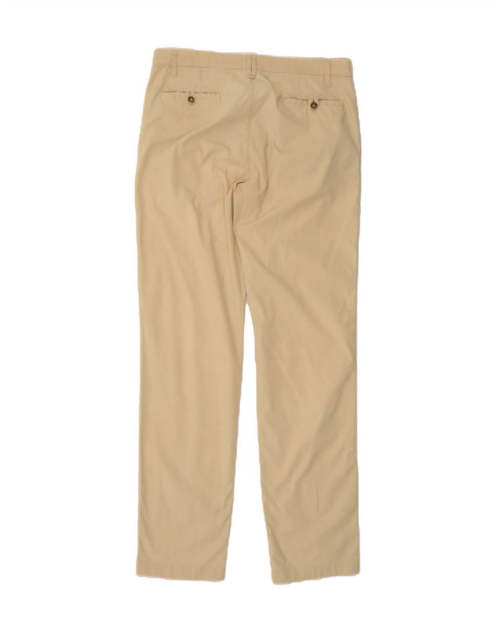 JECKERSON Mens Straight Chino Trousers W33 L33 Beige Cotton Vintage Jeckerson and Second-Hand Jeckerson from Messina Hembry 