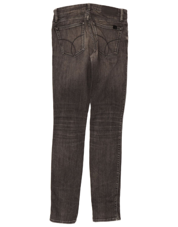 Calça jeans skinny feminina Calvin Klein W28 L33 cinza