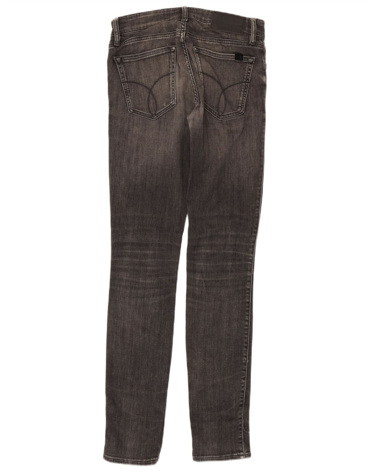 Calça jeans skinny feminina Calvin Klein W28 L33 cinza