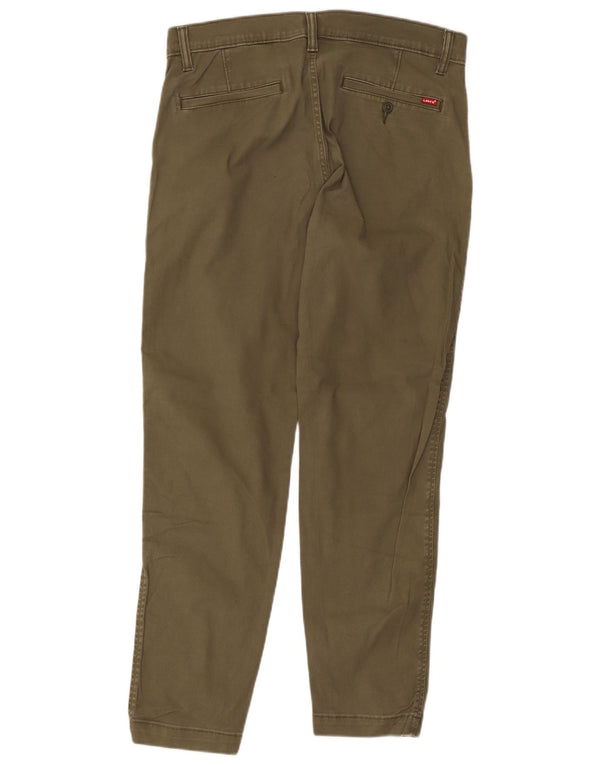 Calça Chino Cônica Masculina Levi's W33 L32 Algodão Cáqui