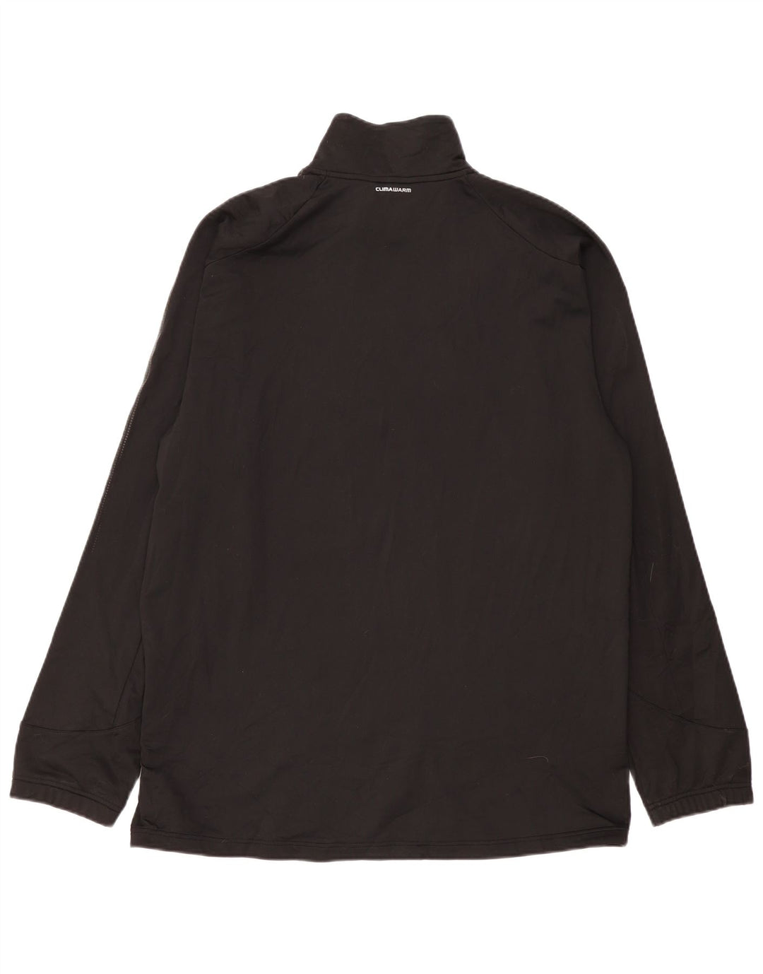 ADIDAS Masculino Climawarm Zip Neck Moletom Jumper XL Preto Poliéster