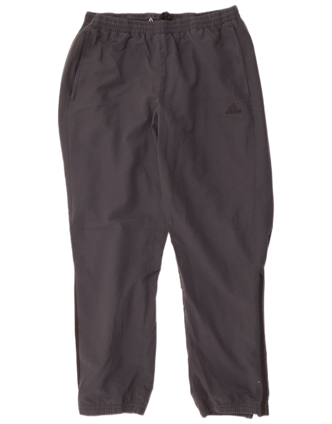 Calça de treino masculina Adidas Joggers grande poliéster azul marinho