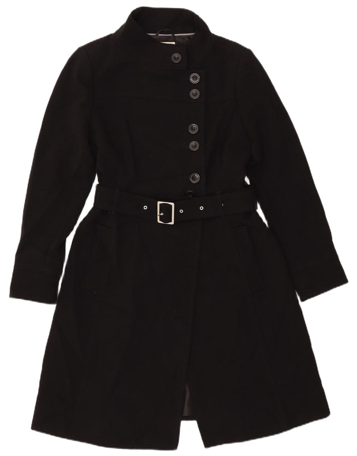 Sobretudo feminino MARKS & SPENCER UK 14 poliéster preto médio