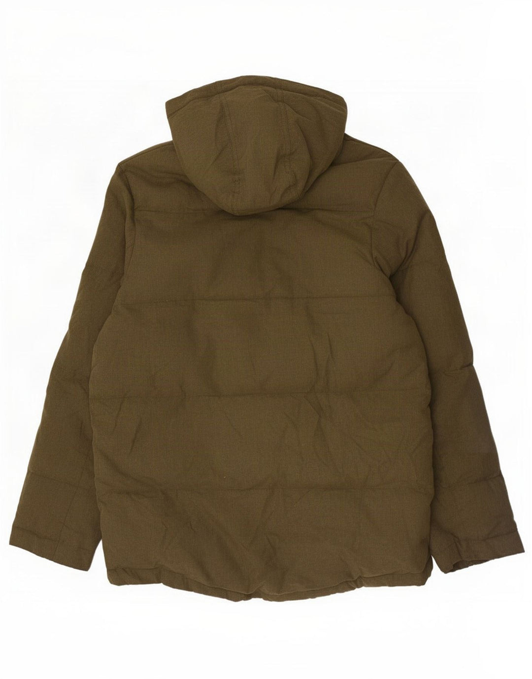 Jaqueta masculina acolchoada com capuz Fred Perry UK 38 médio cáqui