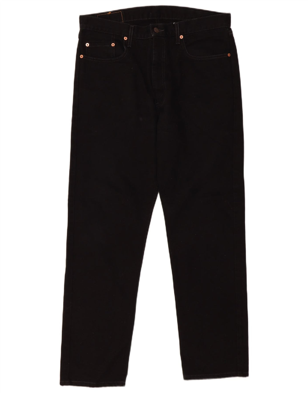 Levi's Masculino 615 Straight Jeans W36 L30 Algodão Preto