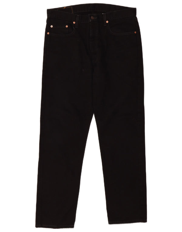 Levi's Masculino 615 Straight Jeans W36 L30 Algodão Preto