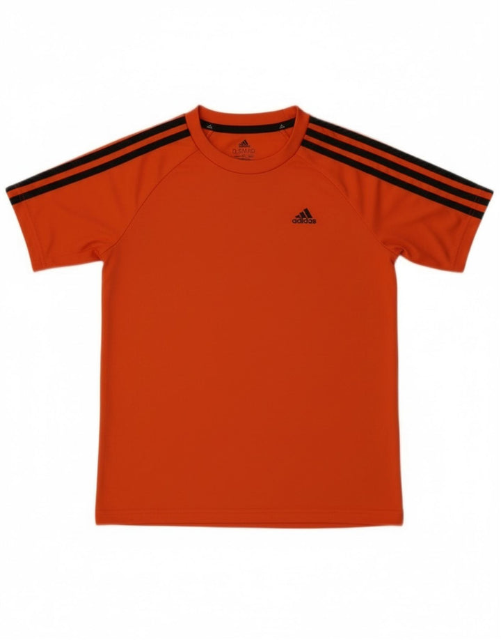 Camiseta Adidas Menino Aeroready Top 11-12 Anos Laranja Poliéster