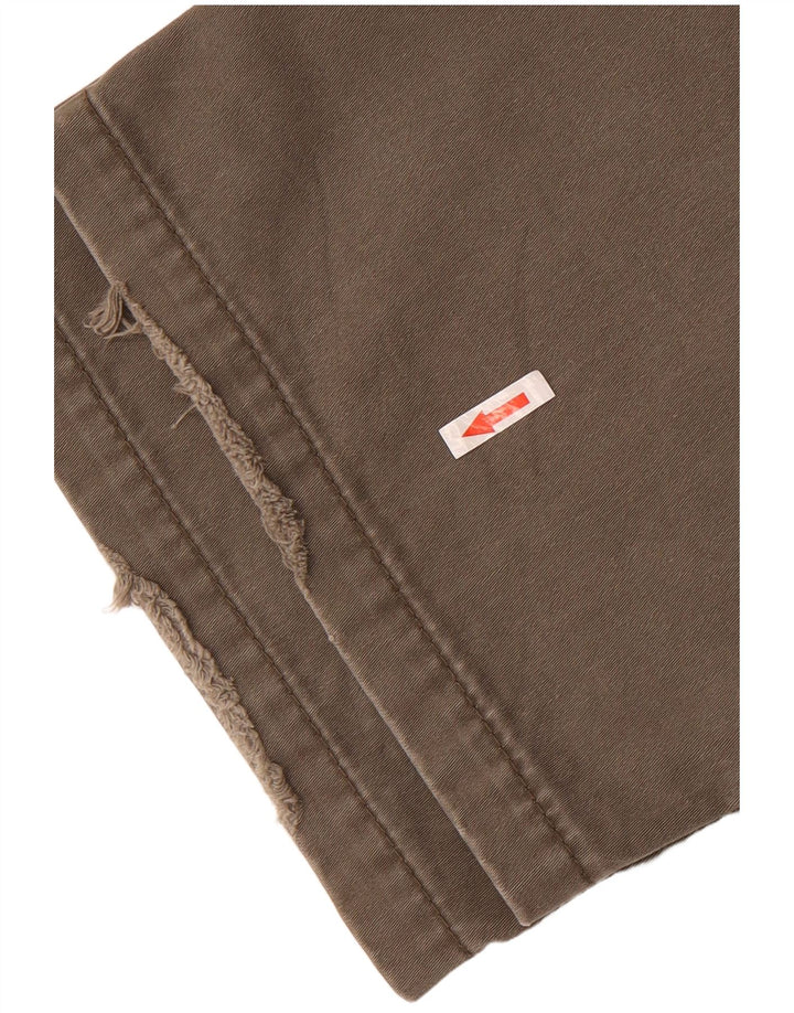 Calça chino reta masculina Calvin Klein W34 L33 cinza