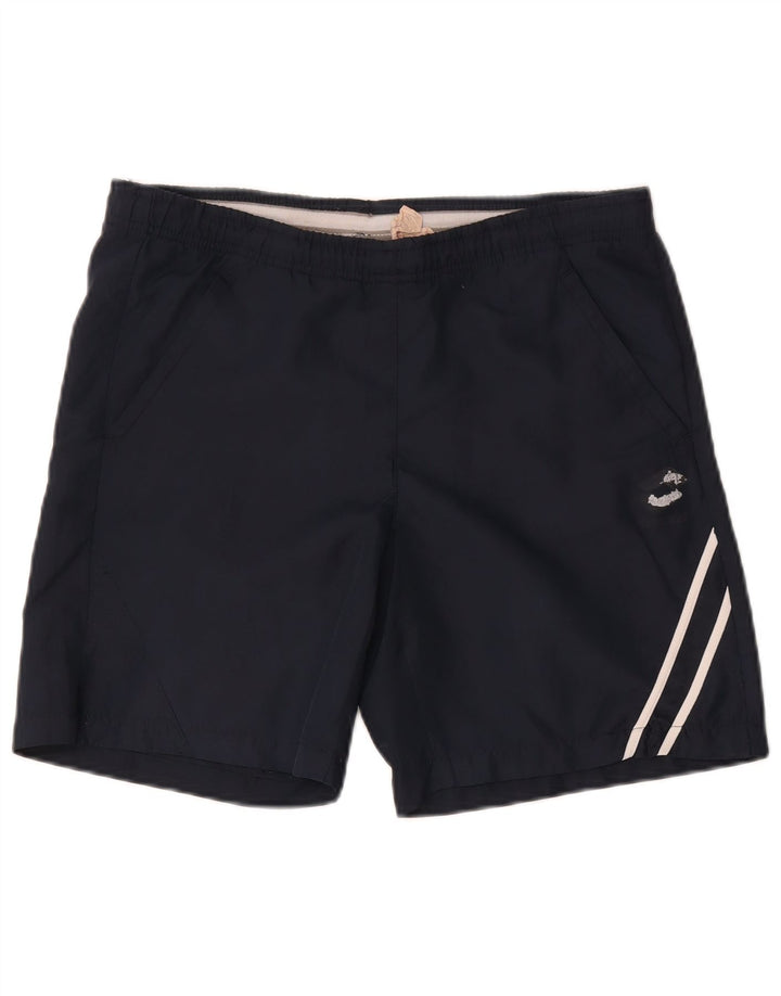 Lotto Mens Sport Shorts Médio Azul Marinho Listrado Poliamida