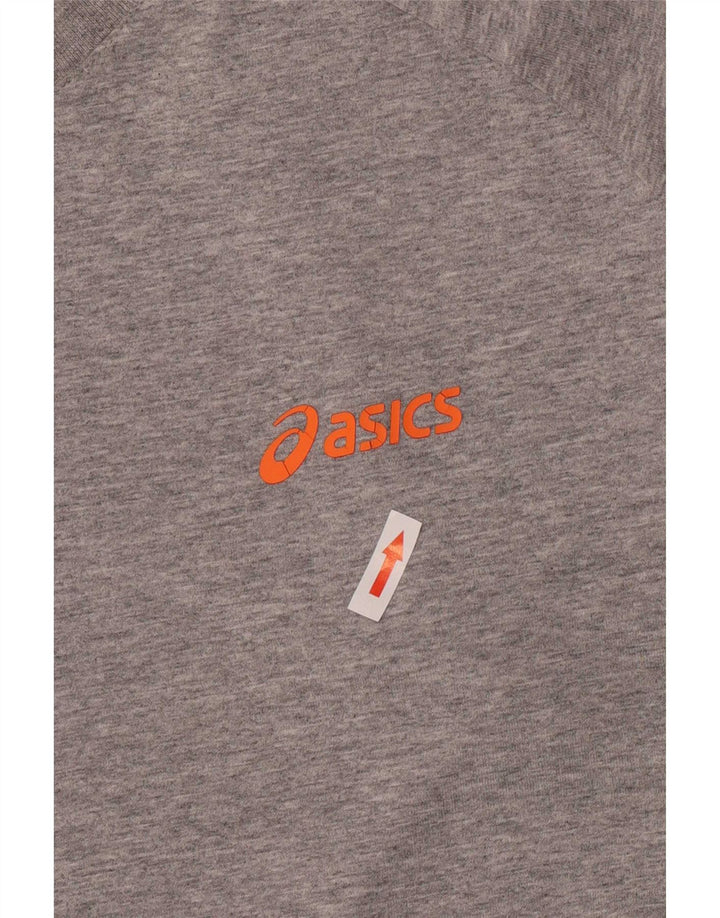 Camiseta Asics Masculina Graphic Top XL Cinza Algodão