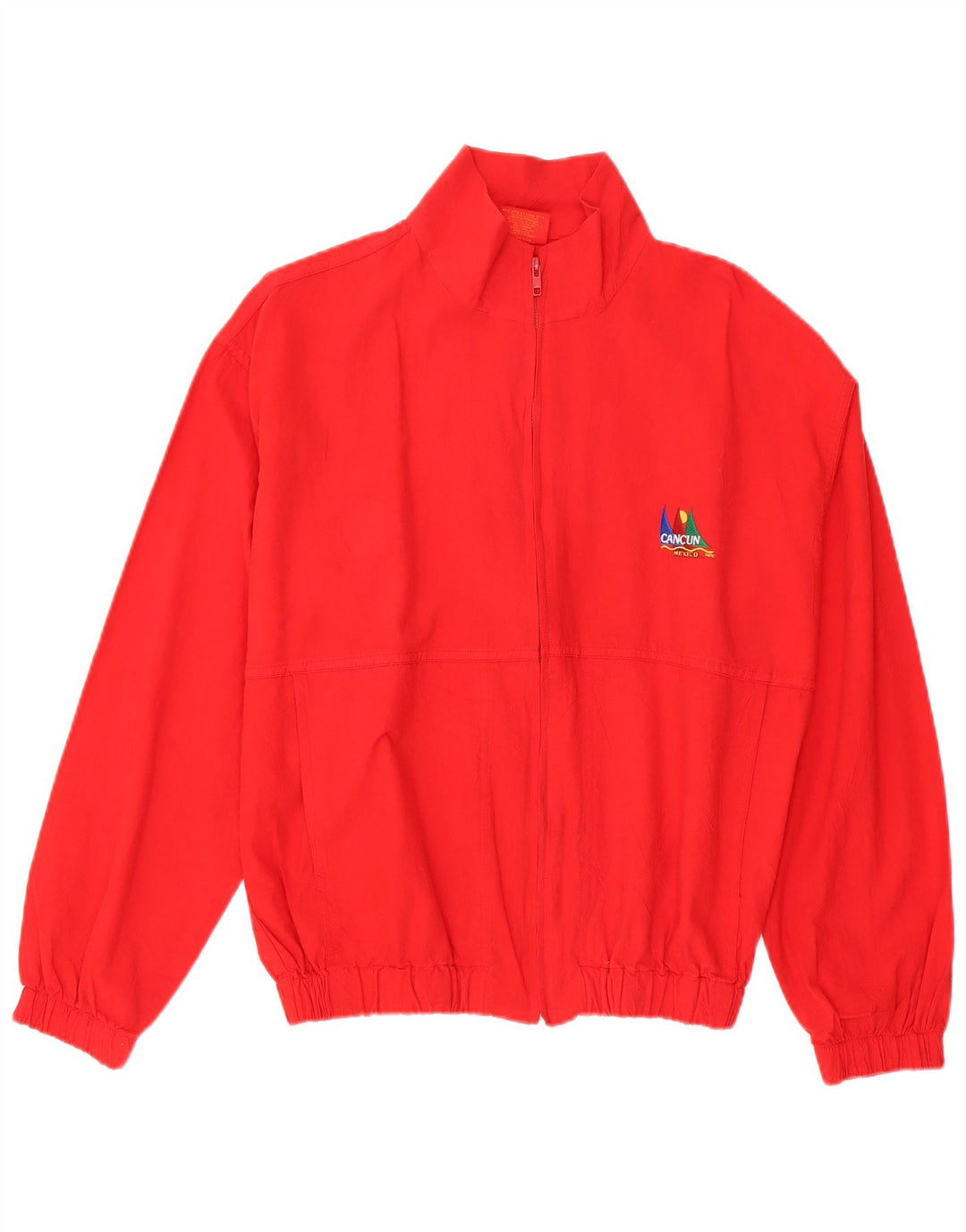 Jaqueta bomber masculina Cancun UK 40 grande algodão vermelho