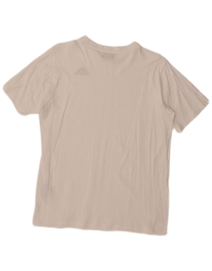 Camiseta masculina Kappa Top médio algodão branco