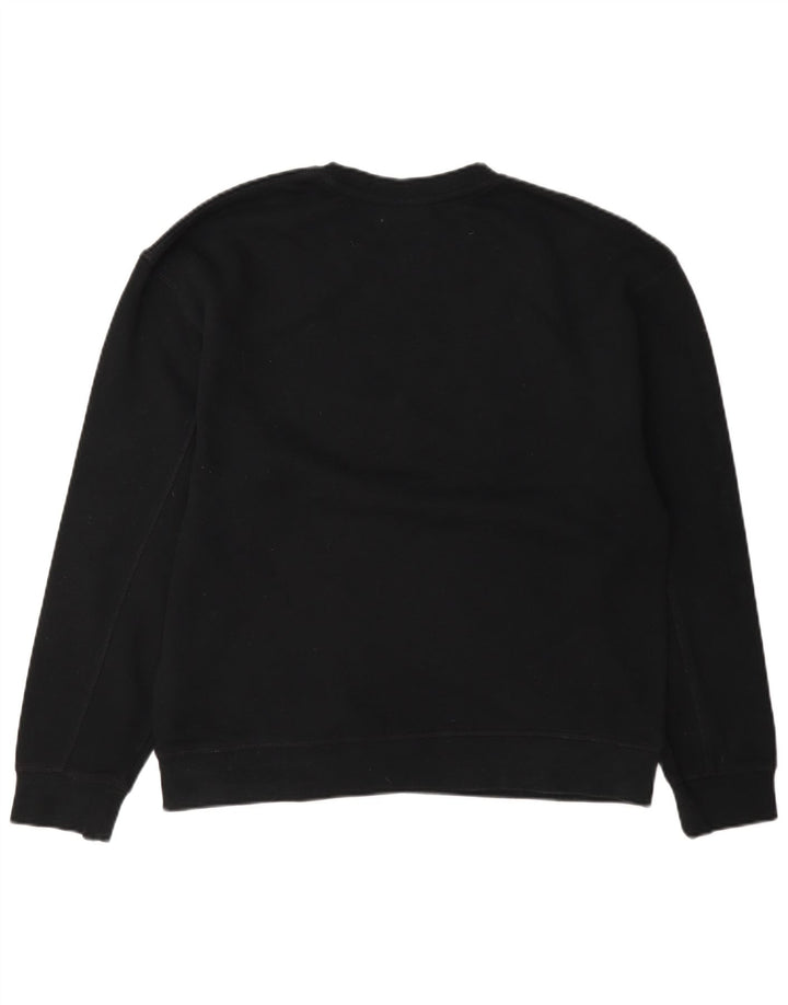 Suéter oversized feminino Topshop Reino Unido 10 algodão preto pequeno