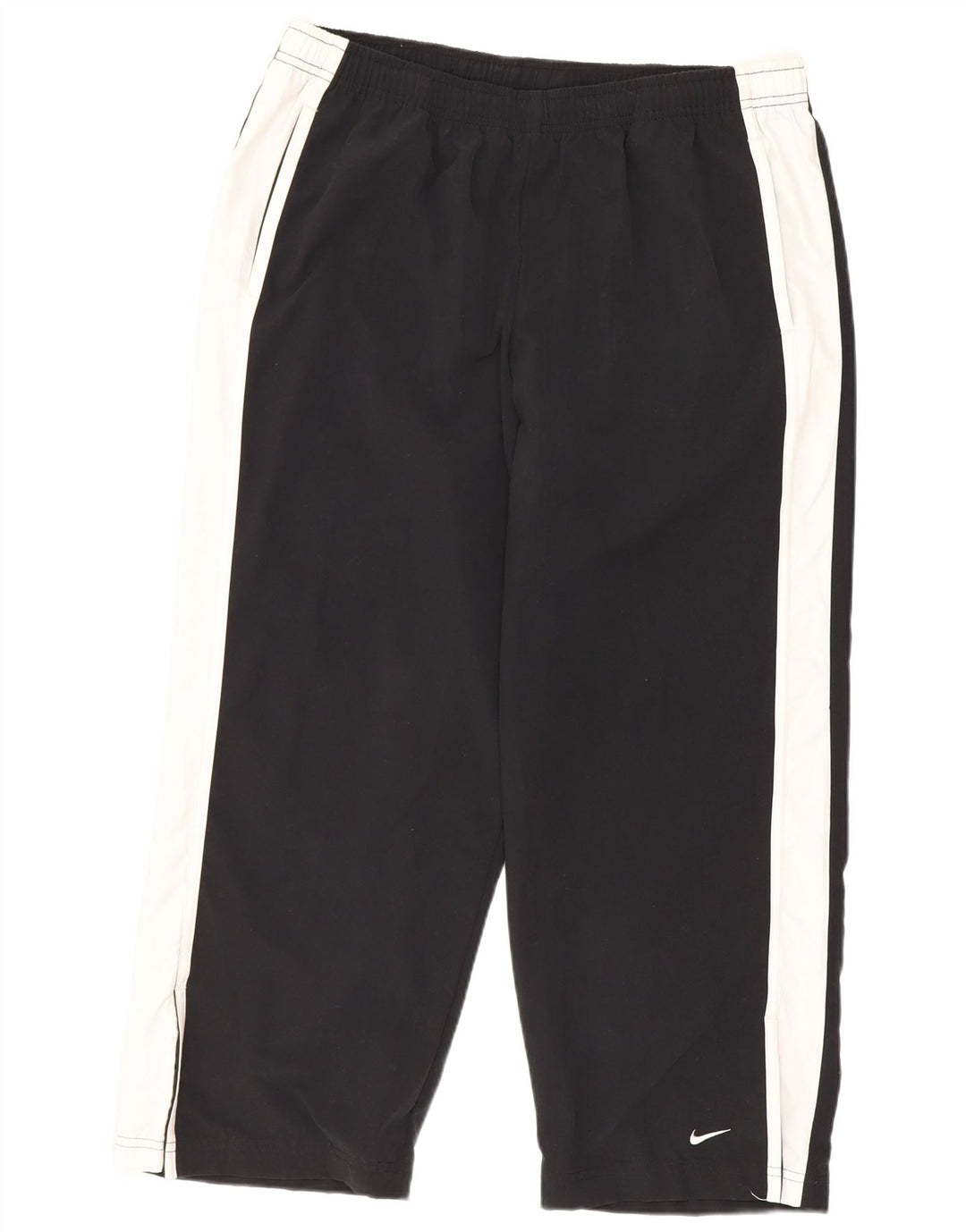 Calça de treino Nike feminina Capri EUA 12/14 grande bloco colorido preto