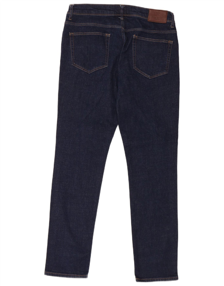 Hackett Mens Jeans Slim W34 L31 Azul Marinho Algodão