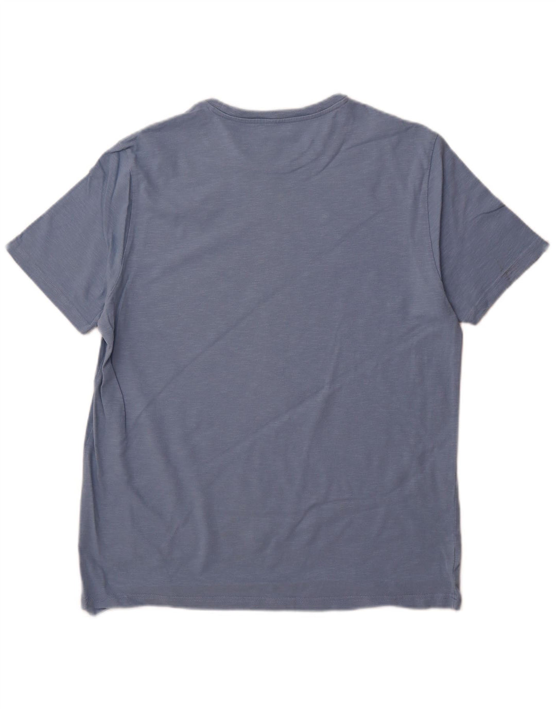 Camiseta gráfica masculina FAT FACE Top XL algodão manchado azul