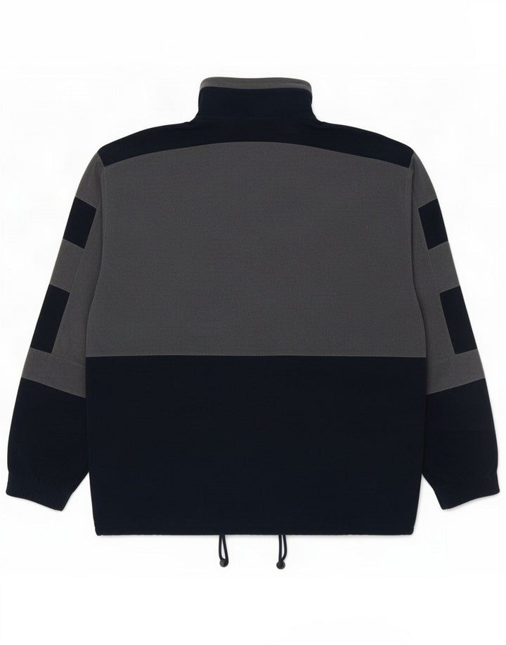 Gazelle Jaqueta masculina de agasalho médio azul marinho Colourblock poliéster