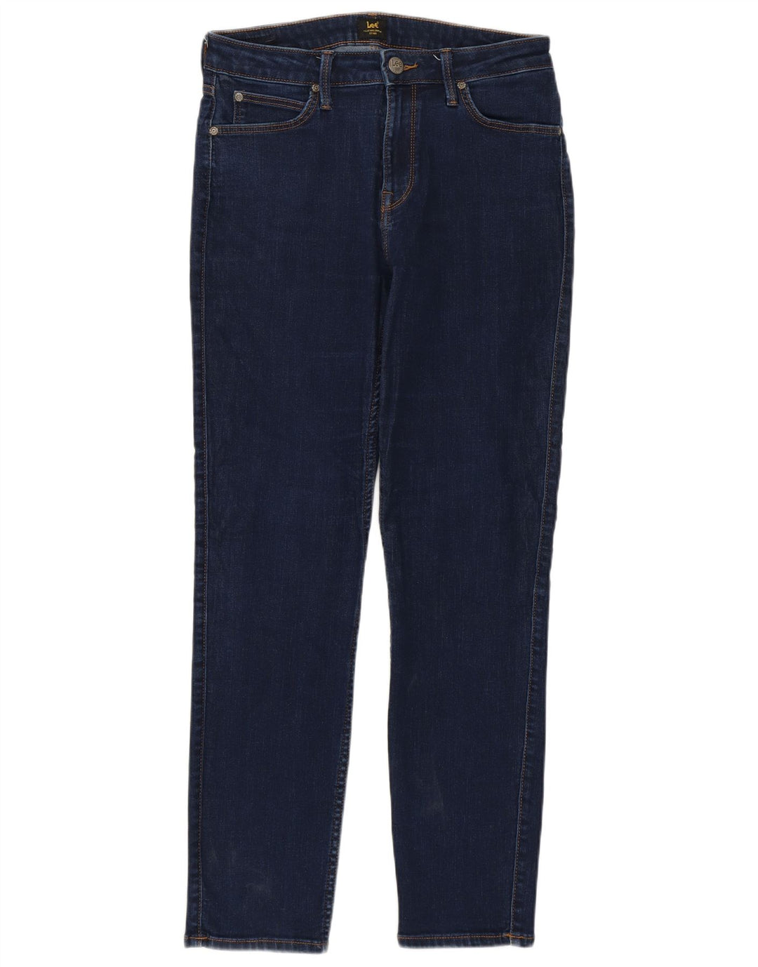 Lee Womens Elly Slim Jeans W30 L29 Azul Marinho Algodão