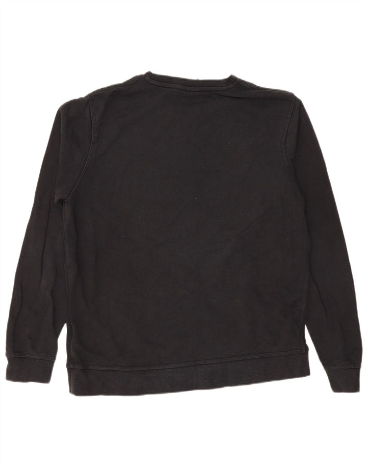 NIKE Mens Moletom Jumper Grande Algodão Preto