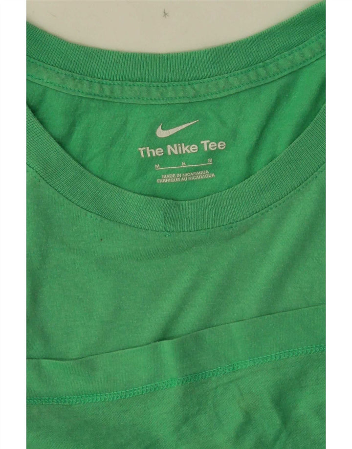 Camiseta Nike masculina gráfica Top verde médio