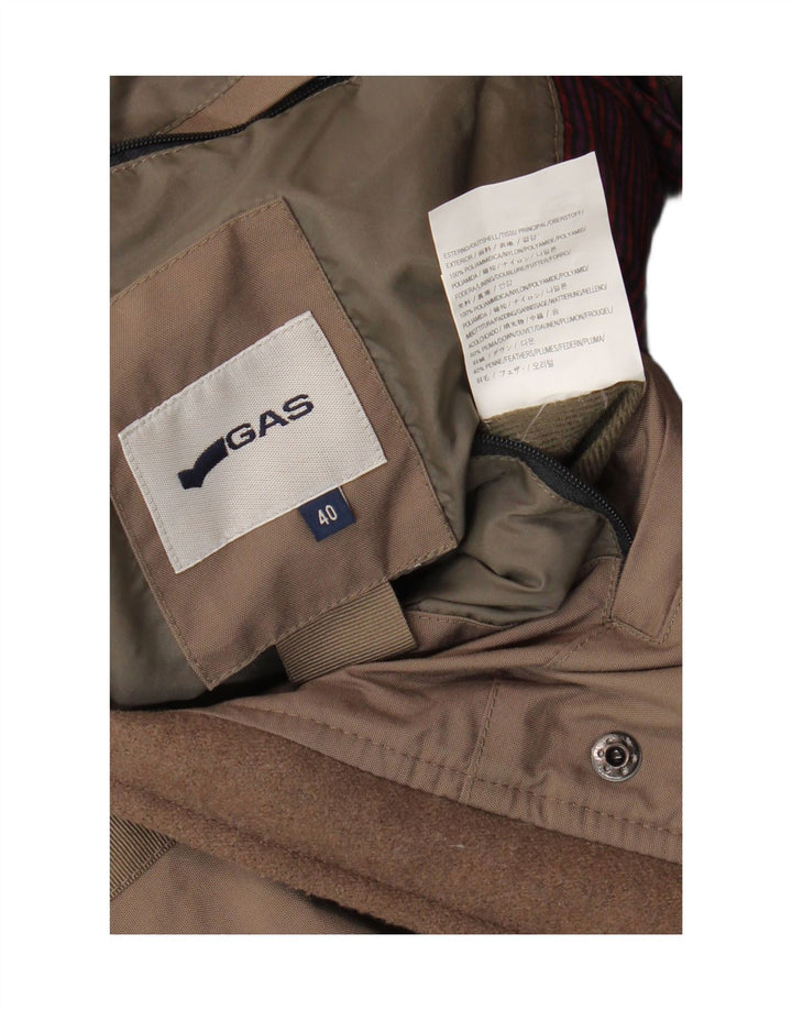 Jaqueta acolchoada feminina Gas EU 40 poliamida marrom médio