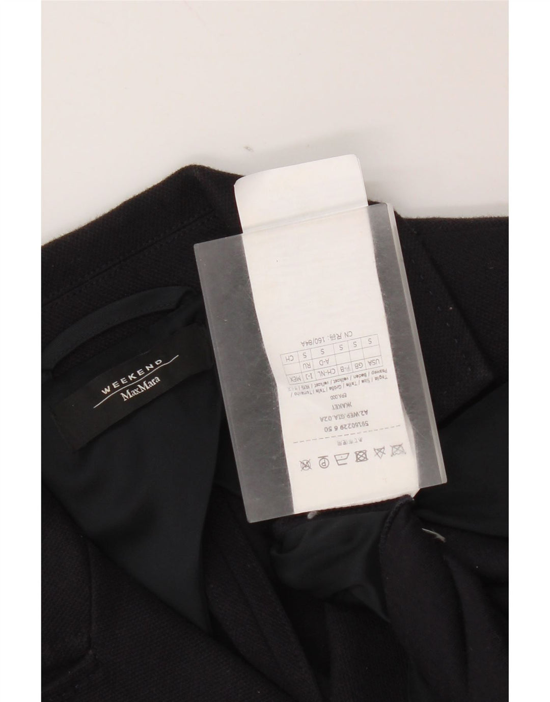 Jaqueta blazer feminina Max Mara Weekend Double Breasted Reino Unido 10 pequena azul marinho